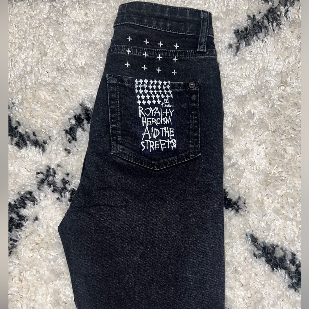 Ksubi Black Hi N Wasted Jeans